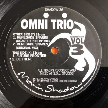Omni Trio - Vol 3 - Renegade Snares (12") - Image 3