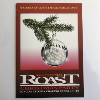 Roast Christmas Party - Tuesday 27th December 1994 - London Astoria