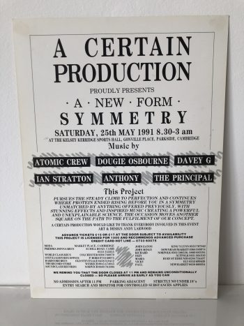 Symmetry - Saturday 25th May 1991 - Kelsey Kerridge Sports Hall, Cambridge - Image 2