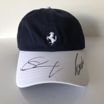 Ferrari Cap - Signed by Nico Rosberg / Niki Lauda / Casey Stoner