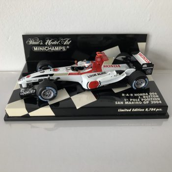 2004 Jenson Button | B.A.R Honda 006 | 1:43 Minichamps F1 Model Car with hand signed Case - Image 2