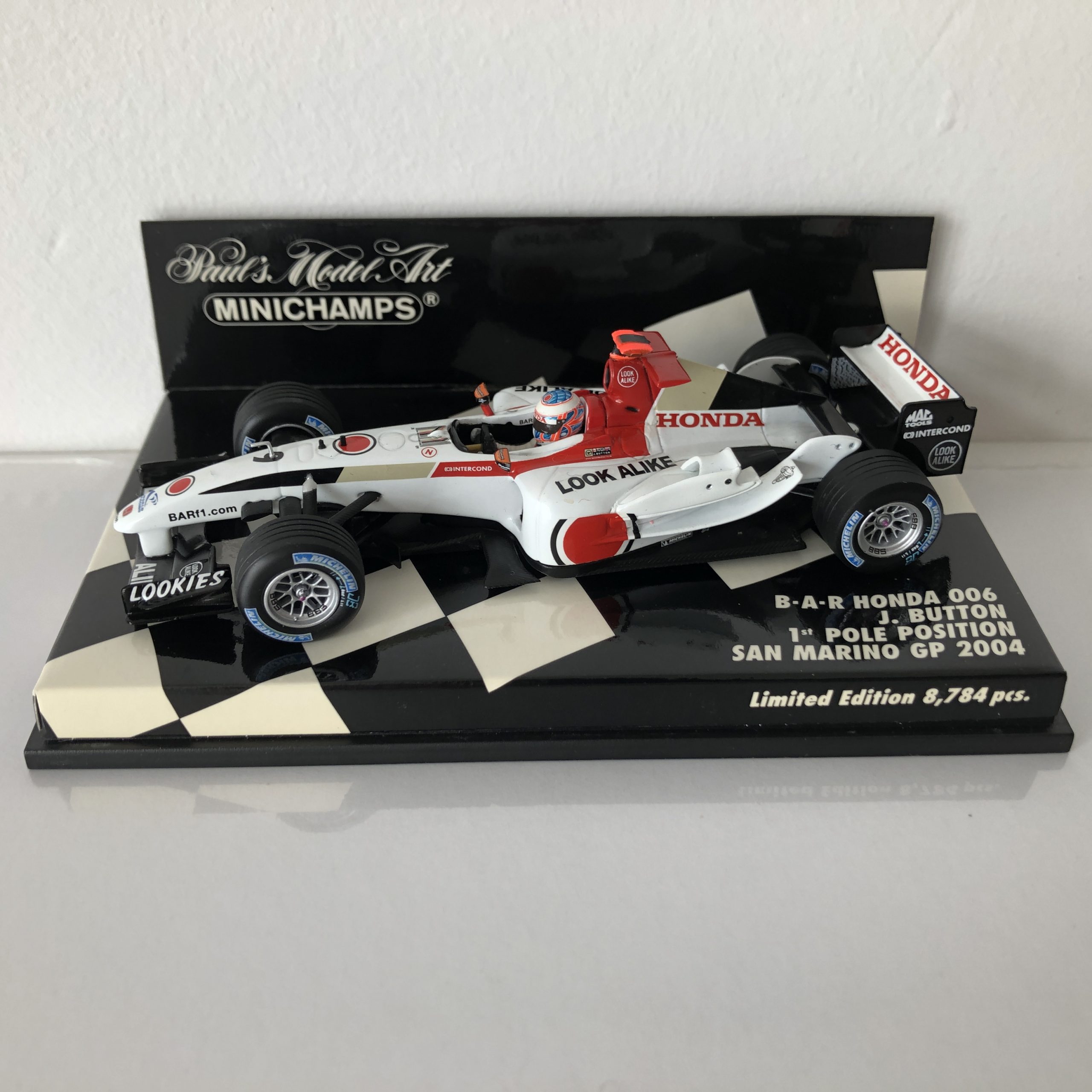 2004 Jenson Button | B.A.R Honda 006 | 1:43 Minichamps F1 Model Car with hand signed Case - Image 2