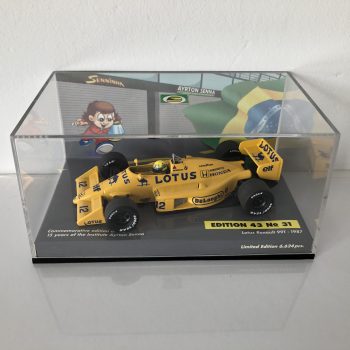 1987 Ayrton Senna Lotus Renault 99T LANG 1:43 Scale Diecast Model Edition 43 No.31 - Image 4