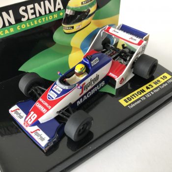 1984 Ayrton Senna Toleman TG183 B-Hart Turbo LANG F1 1:43 Scale Diecast F1 Model Edition 43 No.10