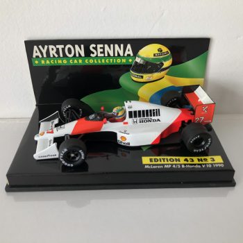 1990 Ayrton Senna McLaren MP4/5B Honda V10 LANG 1:43 Scale Diecast Model Car Edition 43 No.3 - Image 2