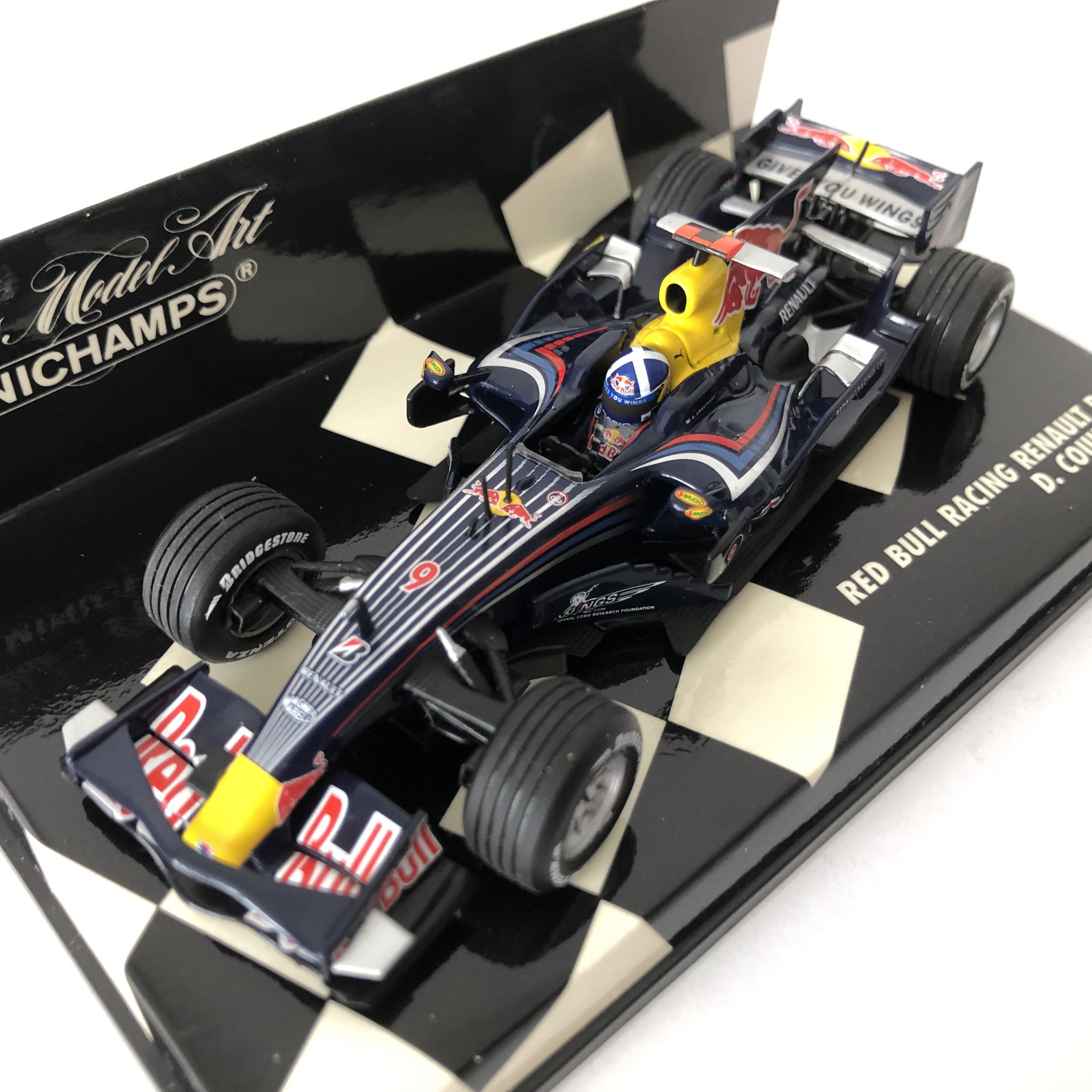 2008 David Coulthard Red Bull Racing RB4 Minichamps Diecast 1 43 Scale