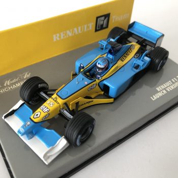 2002 Jenson Button - Renault F1 Team Launch Version - Minichamps 1:43 Scale