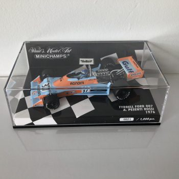 1976 Alessandro Pesenti Rossi Tyrrell Ford 007 Minichamps 1:43 Scale - Image 4