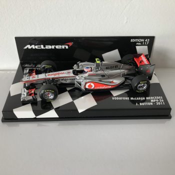 2011 Jenson Button | Vodafone Mclaren Mercedes MP4-26 | 1:43 Minichamps F1 Model - Image 2