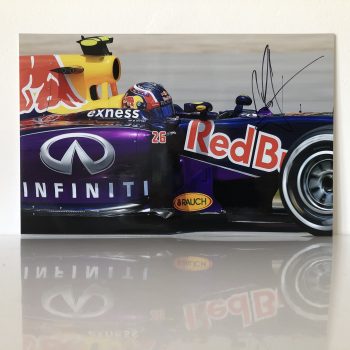 Daniil Kvyat Autographed Photo Formula 1 Infiniti Red Bull Racing 2015
