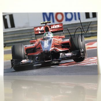 Lucas Di Grassi Autographed Photo Formula One Virgin Racing F1 Team