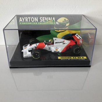 1993 Ayrton Senna McLaren MP4/8 Ford LANG 1:43 Scale Diecast Model Car Edition 43 No.8 - Image 4