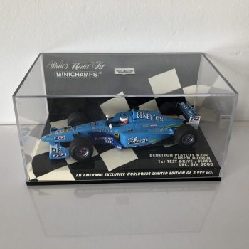 2000 Jenson Button - Benetton Playlife B200 - Minichamps 1:43 Scale - Image 4