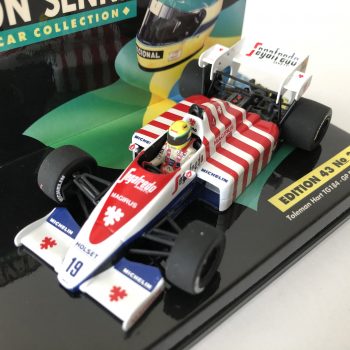 1984 Ayrton Senna Toleman Hart TG184 Portugal GP LANG 1:43 Scale Diecast F1 Model Edition 43 No.21