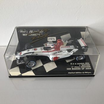 2004 Jenson Button | B.A.R Honda 006 | 1:43 Minichamps F1 Model Car with hand signed Case - Image 4
