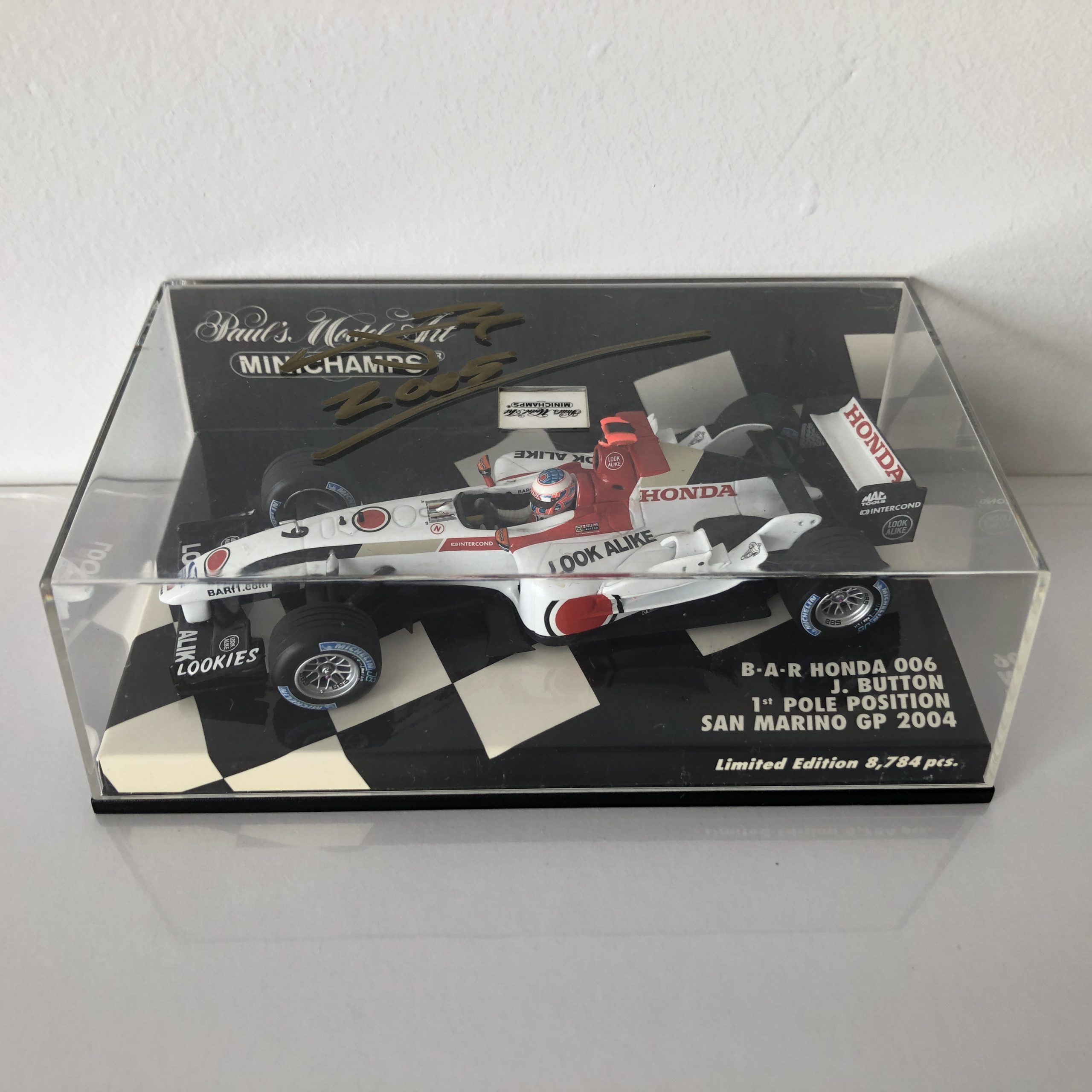 2004 Jenson Button | B.A.R Honda 006 | 1:43 Minichamps F1 Model Car with hand signed Case - Image 4