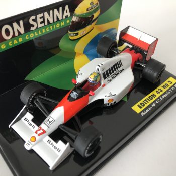 1990 Ayrton Senna McLaren MP4/5B Honda V10 LANG 1:43 Scale Diecast Model Car Edition 43 No.3