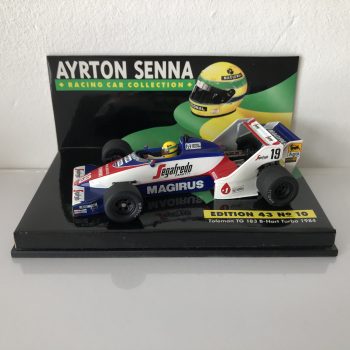 1984 Ayrton Senna Toleman TG183 B-Hart Turbo LANG F1 1:43 Scale Diecast F1 Model Edition 43 No.10 - Image 2