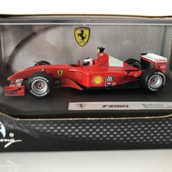 Rubens Barrichello Hot Wheels Diecast Model Car 1:43 Scale Ferrari F2001 - Image 3