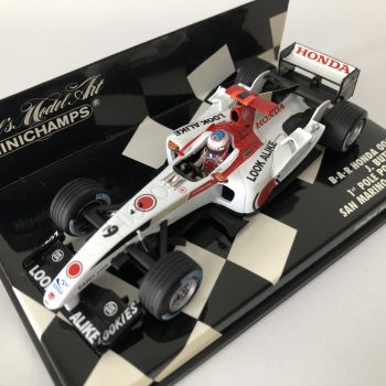 2004 Jenson Button | B.A.R Honda 006 | 1:43 Minichamps F1 Model Car with hand signed Case