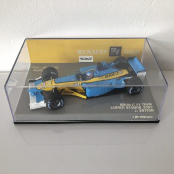 2002 Jenson Button - Renault F1 Team Launch Version - Minichamps 1:43 Scale - Image 4