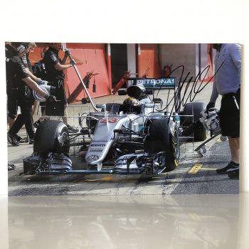 Pascal Wehrlein Autographed Photo Formula One Mercedes AMG Petronas F1 Team 2016