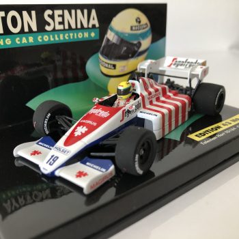 1984 Ayrton Senna Toleman Hart TG184 Portugal GP LANG 1:43 Scale Diecast F1 Model Edition 43 No.21 - Image 3