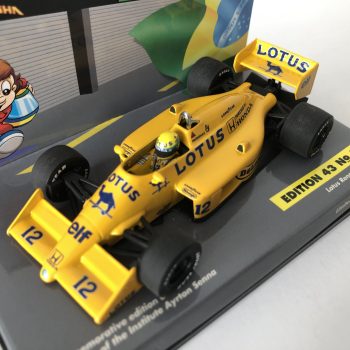 1987 Ayrton Senna Lotus Renault 99T LANG 1:43 Scale Diecast Model Edition 43 No.31