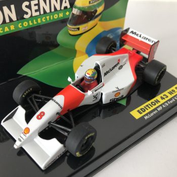 1993 Ayrton Senna McLaren MP4/8 Ford LANG 1:43 Scale Diecast Model Car Edition 43 No.8