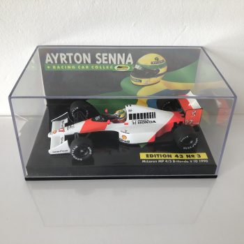 1990 Ayrton Senna McLaren MP4/5B Honda V10 LANG 1:43 Scale Diecast Model Car Edition 43 No.3 - Image 4