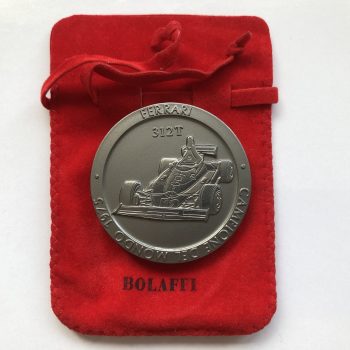 Official Ferrari F1 World Championship 1975 Bolaffi Medal / Coin