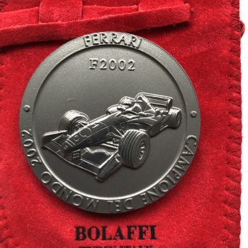 Official Ferrari F1 World Championship 2002 Bolaffi Medal / Coin - Image 3