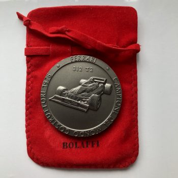 Official Ferrari F1 1976 Constructors World Champion Bolaffi Medal / Coin