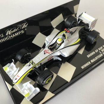2009 Jenson Button | Brawn GP BGP001 (Malaysian GP)| 1:43 Minichamps F1 Model Car