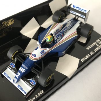 1994 Ayrton Senna | Williams Renault FW15 (Estoril) | 1:43 Minichamps Diecast Model Car