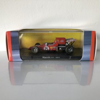 1971 Ronnie Peterson - March 711 1:43 Atlas Editions F1 Model - Image 2