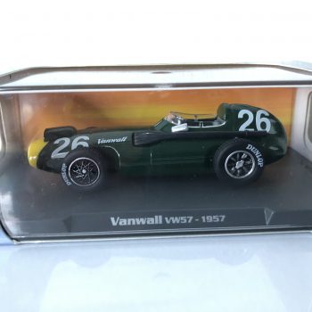 1957 Sterling Moss - Vanwall VW57 1:43 Atlas Editions F1 Model - Image 2