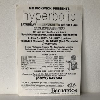 Hyperbolic - SATURDAY 19 JANUARY at Long Stratton Leisure Centre, Norfolk - Image 2