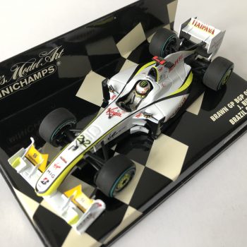 2009 Jenson Button | Brawn GP BGP001 (Brazil GP)| 1:43 Minichamps F1 Model Car
