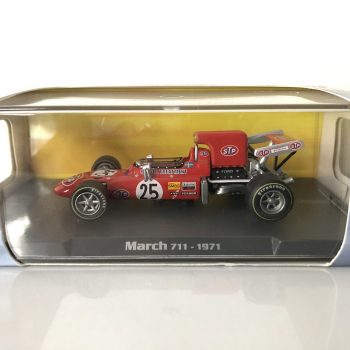 1971 Ronnie Peterson - March 711 1:43 Atlas Editions F1 Model - Image 2