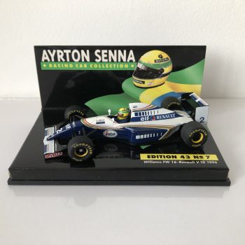 1994 Ayrton Senna | Williams FW16 Renault V10 | 1:43 LANG Diecast Model F1 Car Edition 43 No.7 - Image 3
