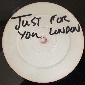 Unknown Artist - Just For You....London (12", S/Sided, Unofficial, W/Lbl)