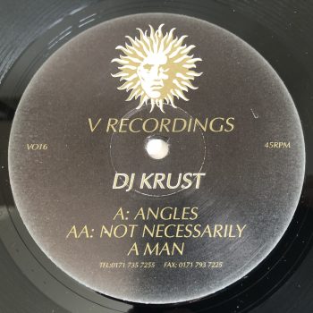 DJ Krust - Angles / Not Necessarily A Man (12") - Image 2