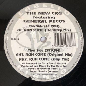 The New Cru Featuring General Pecos - Run Come (12")