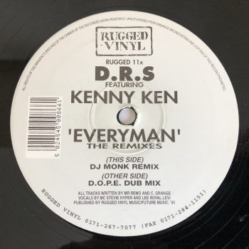 D.R.S Featuring Kenny Ken - Everyman (The Remixes) (12") - Image 2