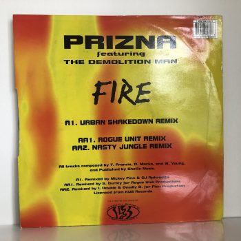 Prizna Featuring The Demolition Man - Fire (12") - Image 2