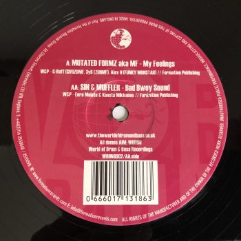 Mutated Formz / DJ S.I.N. & Muffler - My Feelings / Bad Bwoy Sound (12")