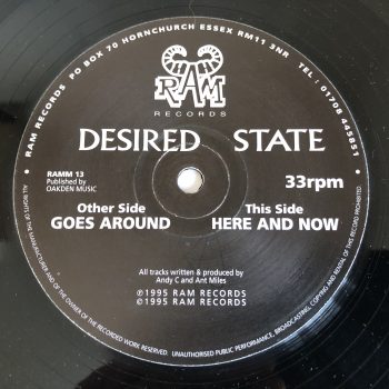 Desired State - Goes Around / Here And Now (12") - Image 2