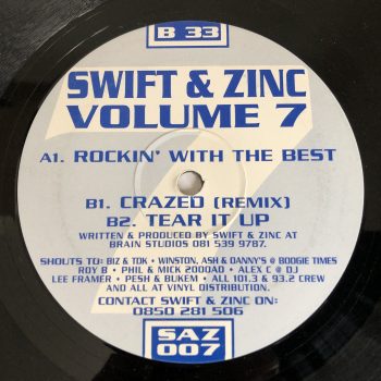 Swift & Zinc - Volume 7 (12")