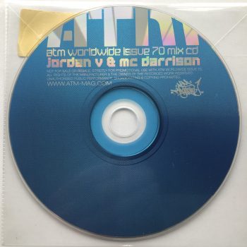 Jordan V & MC Darrison - ATM Worldwide Issue 70 Mix CD (CD, MP, Mixed, Promo)